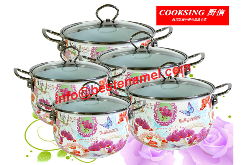 BK-5088 Enamel Casserole｜Enamel Cookware Set