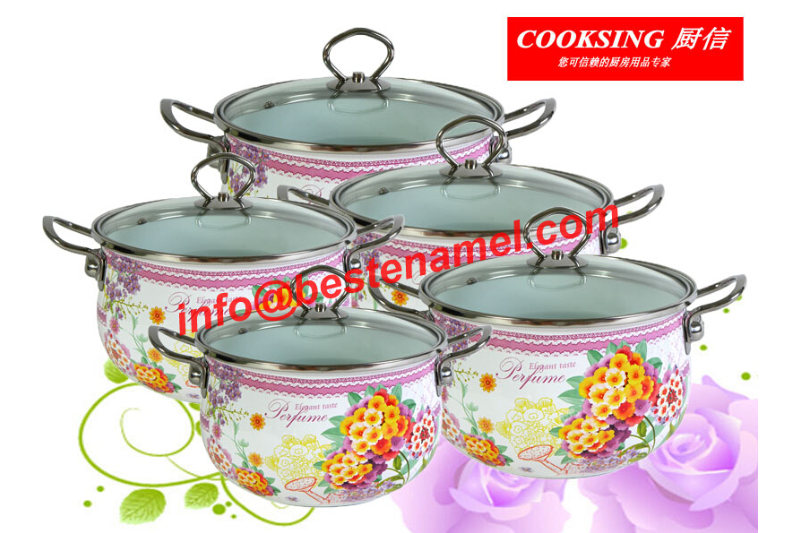 BK-5088 Enamel Casserole｜Enamel Cookware Set