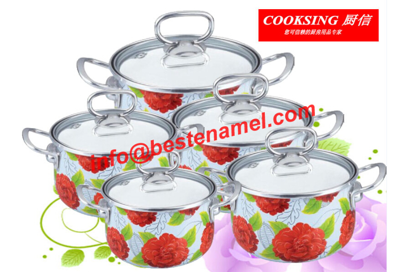 BK-5088 Enamel Casserole｜Enamel Cookware Set