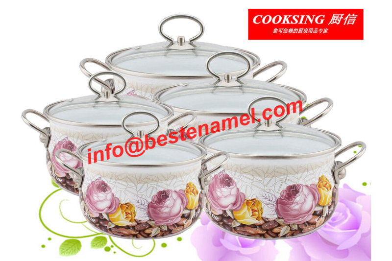 BK-5088 Enamel Casserole｜Enamel Cookware Set