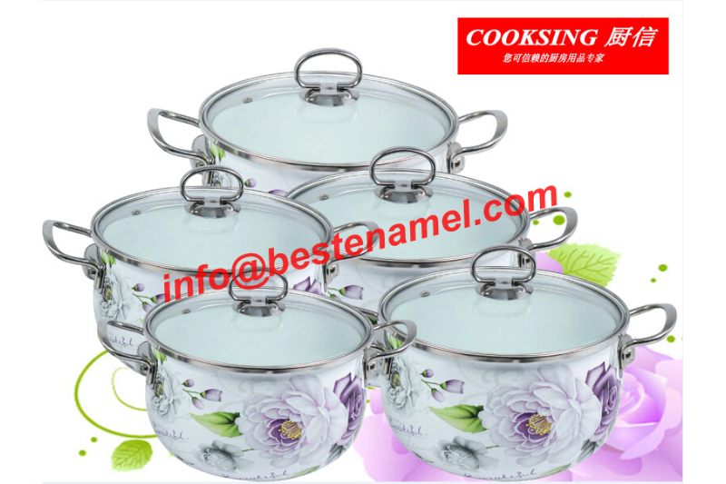 BK-5088 Enamel Casserole｜Enamel Cookware Set