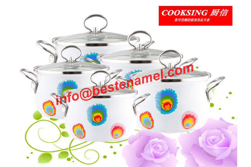 BK-5088 Enamel Casserole｜Enamel Cookware Set