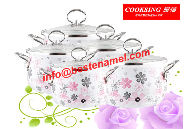 BK-5088 Enamel Casserole｜Enamel Cookware Set