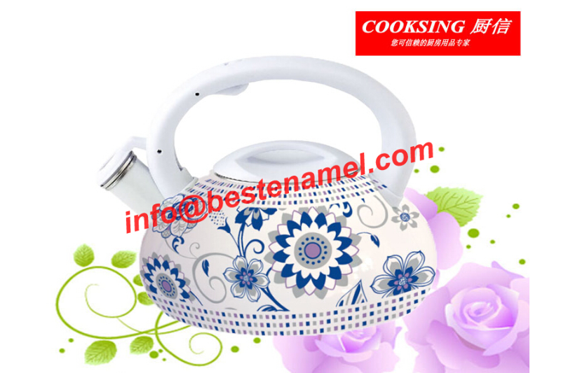 BK-3021J Enamel Whistle Kettle｜Whistle Kettle｜Kettle｜Teapot Kettle Set｜Enamel Kettle Set｜Enamel Teapot Set