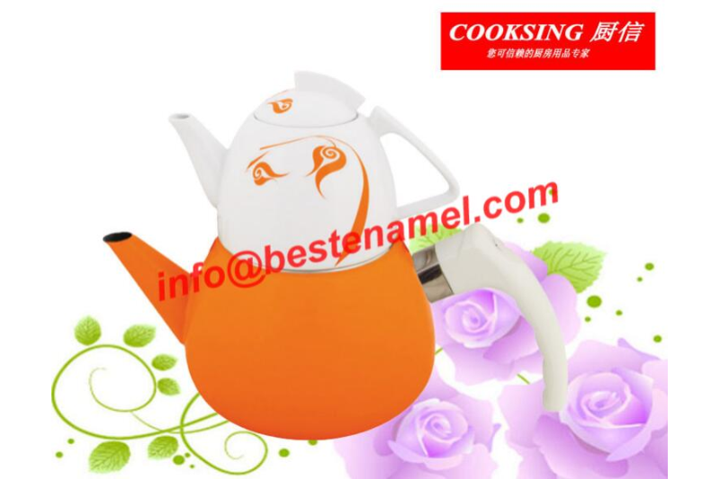 BK-706BD Super New Turkish Colorfull Enamel Kettle Set