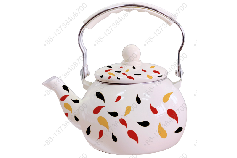 2.5L Enamel Kettle / Enamel Teapot / Enameled Watermelon Kettle With Decals