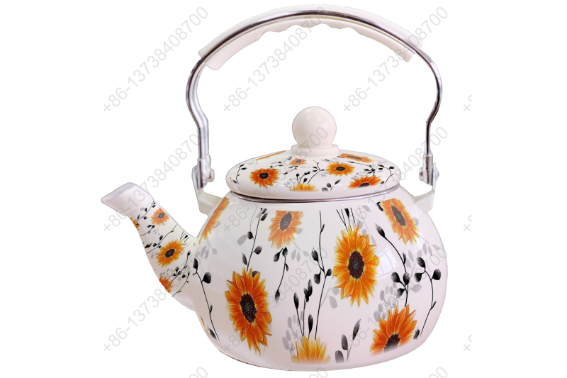 2.5L Enamel Kettle / Enamel Teapot / Enameled Watermelon Kettle With Decals