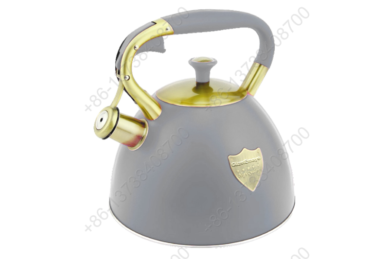 3L Stainless Steel Whistling Tea Kettle,Cool Touch Ergonomic Handle,Unique Button Control