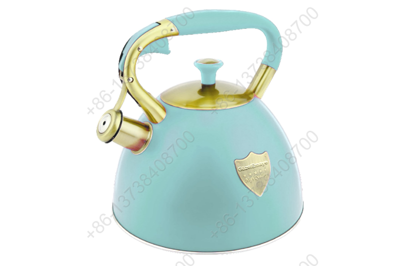 3L Stainless Steel Whistling Tea Kettle,Cool Touch Ergonomic Handle,Unique Button Control