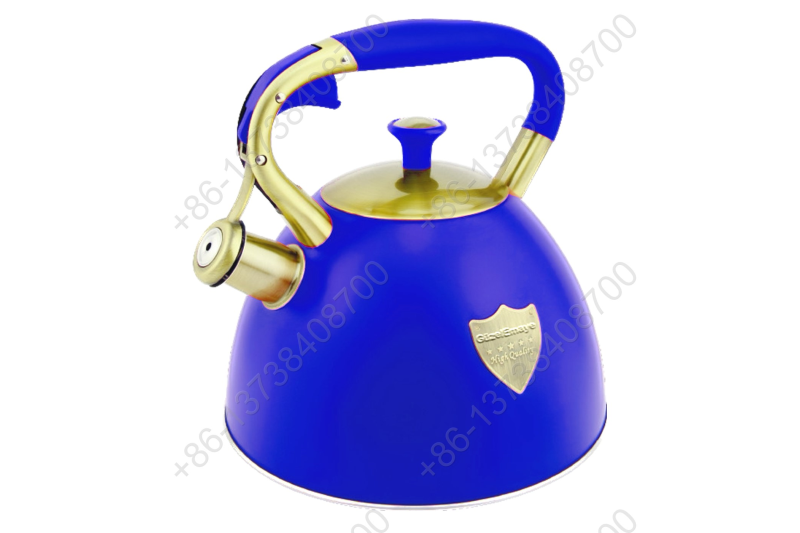 3L Stainless Steel Whistling Tea Kettle,Cool Touch Ergonomic Handle,Unique Button Control