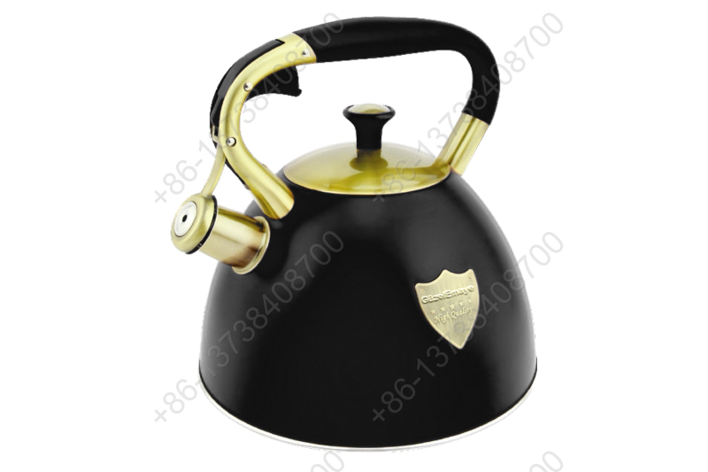 3L Stainless Steel Whistling Tea Kettle,Cool Touch Ergonomic Handle,Unique Button Control