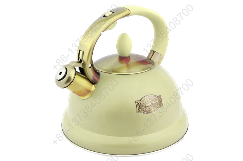 3L Stainless Steel Whistling Tea Kettle,Cool Touch Ergonomic Handle,Unique Button Control