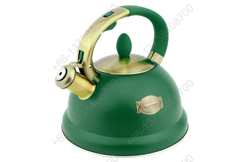 3L Stainless Steel Whistling Tea Kettle,Cool Touch Ergonomic Handle,Unique Button Control