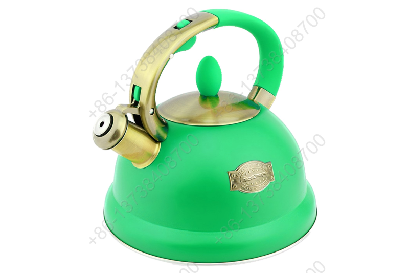 3L Stainless Steel Whistling Tea Kettle,Cool Touch Ergonomic Handle,Unique Button Control