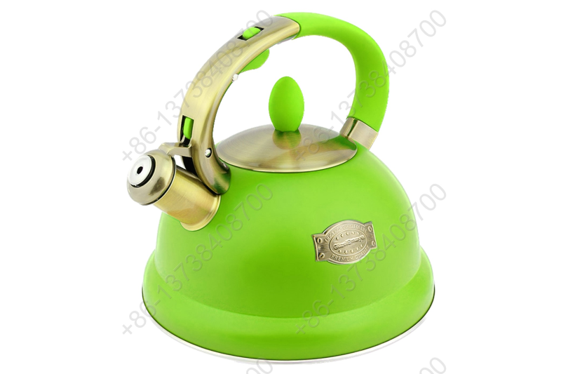 3L Stainless Steel Whistling Tea Kettle,Cool Touch Ergonomic Handle,Unique Button Control