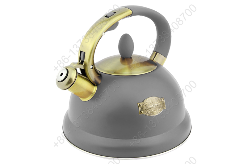 3L Stainless Steel Whistling Tea Kettle,Cool Touch Ergonomic Handle,Unique Button Control