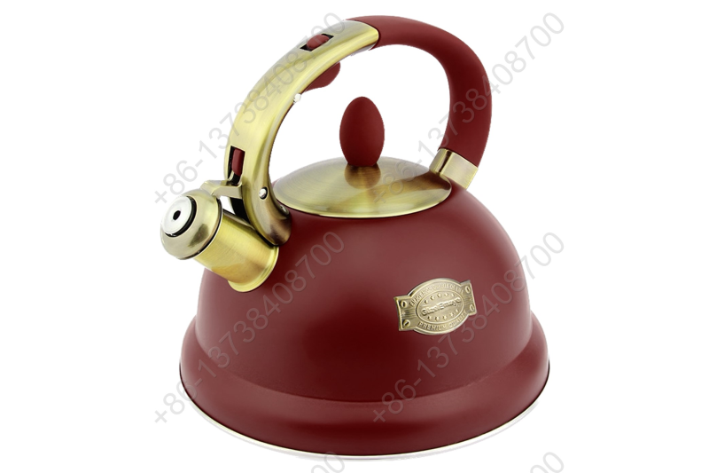 3L Stainless Steel Whistling Tea Kettle,Cool Touch Ergonomic Handle,Unique Button Control