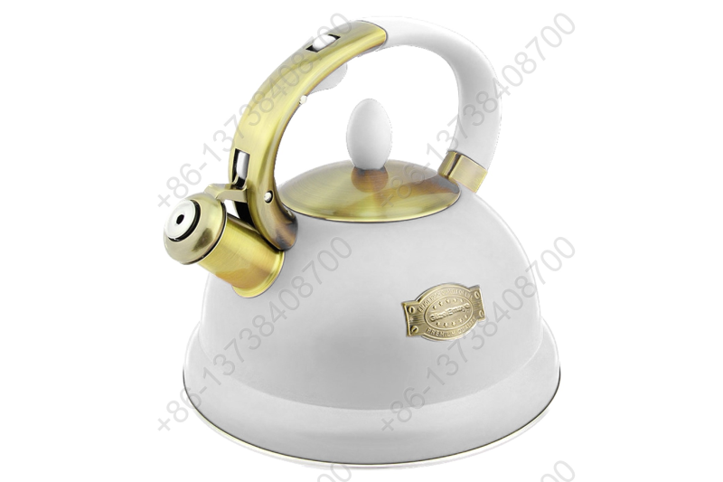 3L Stainless Steel Whistling Tea Kettle,Cool Touch Ergonomic Handle,Unique Button Control