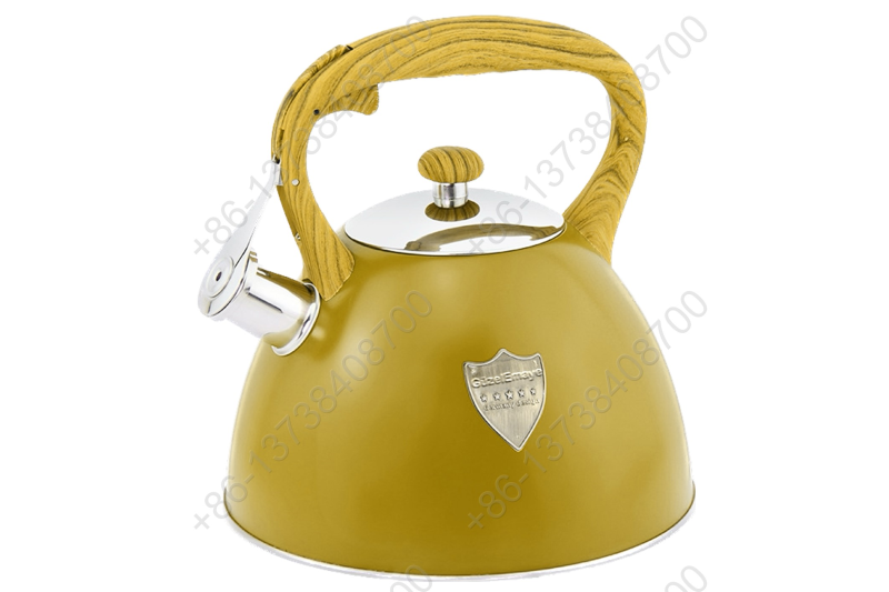 3L Stainless Steel Whistling Tea Kettle,Cool Touch Ergonomic Handle,Unique Button Control