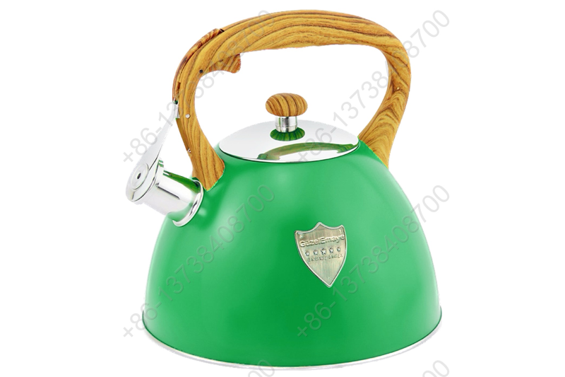 3L Stainless Steel Whistling Tea Kettle,Cool Touch Ergonomic Handle,Unique Button Control