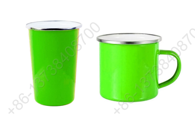 Enamel Mug Enamel Cup Camping Mug +Enamel Tumbler Camping Tumbler With S/S Rim