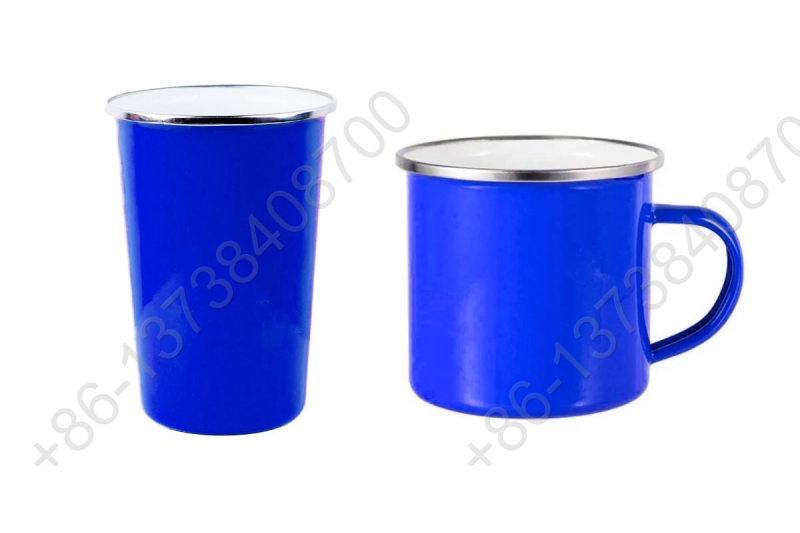 Enamel Mug Enamel Cup Camping Mug +Enamel Tumbler Camping Tumbler With S/S Rim