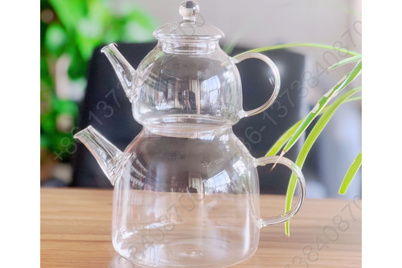 Hot Sale High Borosilicate Heat Resistant Glass Teapot Kettle Set