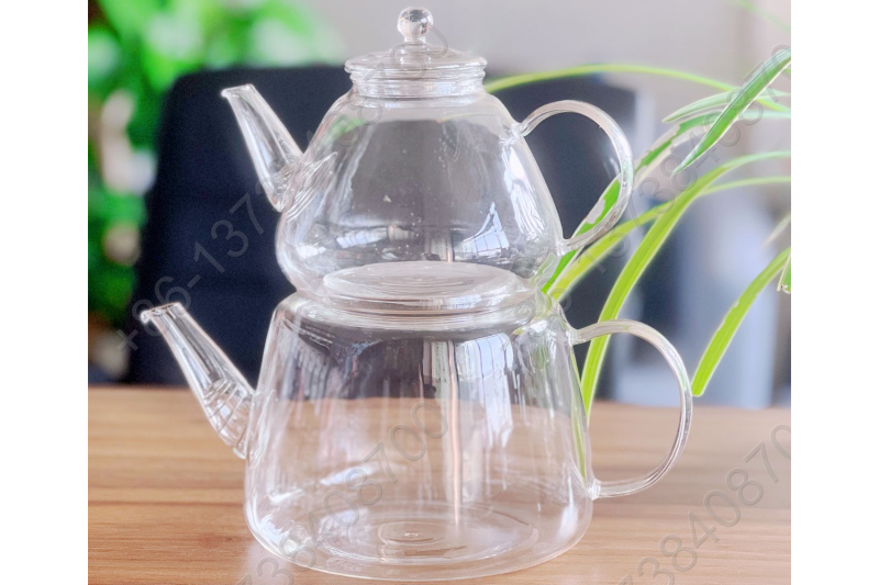 Hot Sale High Borosilicate Heat Resistant Glass Teapot Kettle Set