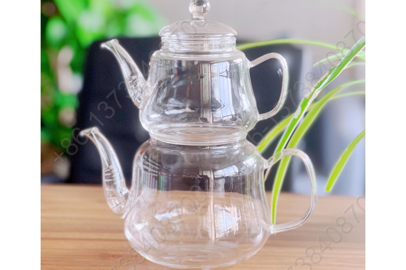 Hot Sale High Borosilicate Heat Resistant Glass Teapot Kettle Set