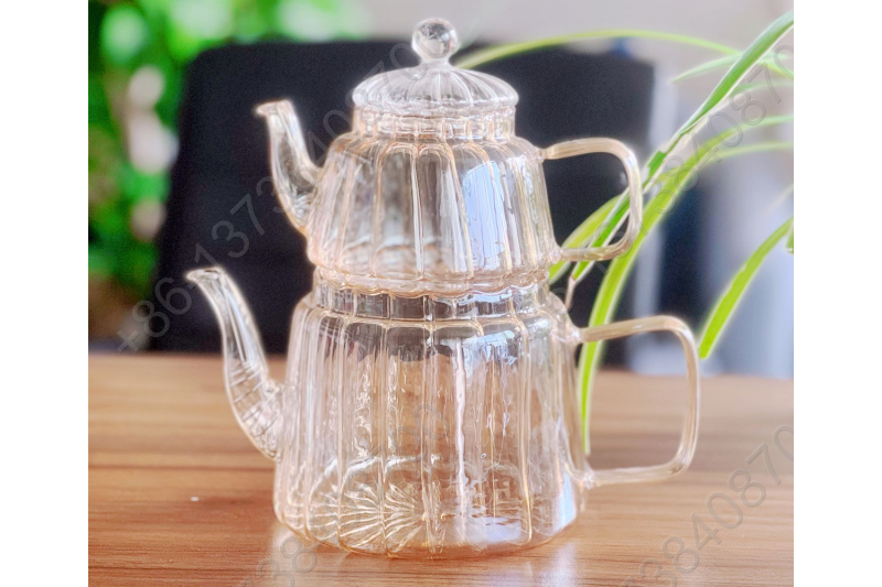 Hot Sale High Borosilicate Heat Resistant Glass Teapot Kettle Set