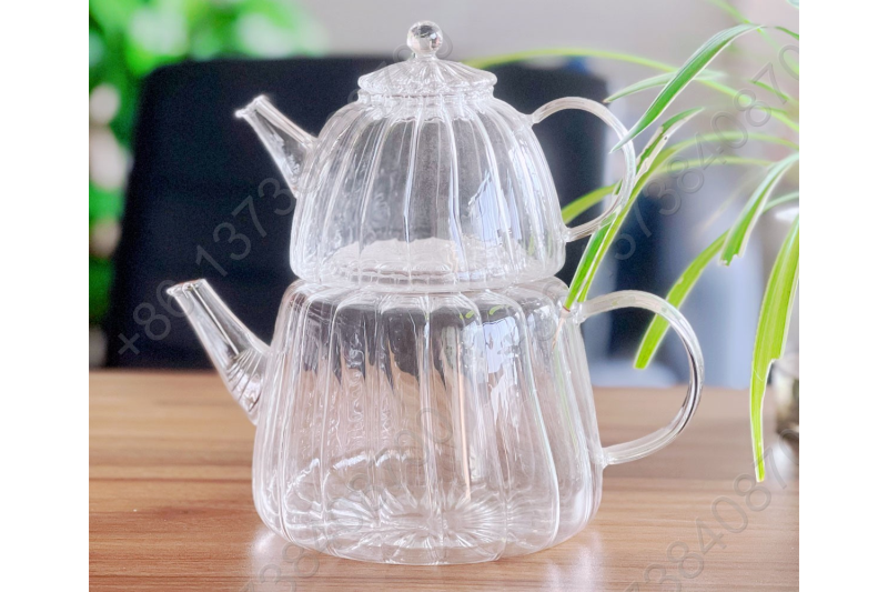 Hot Sale High Borosilicate Heat Resistant Glass Teapot Kettle Set