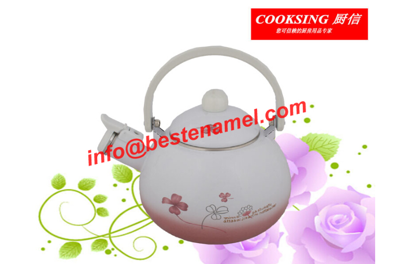 BK-8022 Enamel Whistle Kettle｜Whistle Kettle｜Kettle｜Teapot Kettle Set｜Enamel Kettle Set｜Enamel Teapot Set