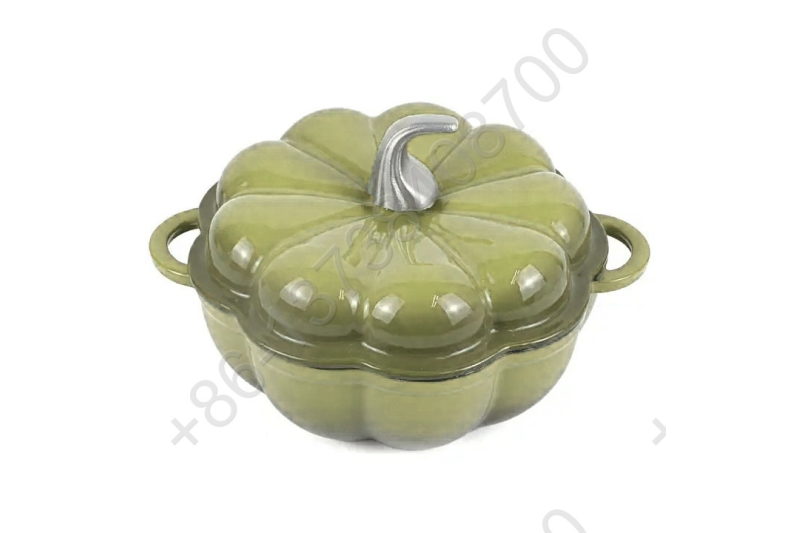 Colorful Enameled Cast Iron Pumpkin Cookware Pot Stock Pot Stew Pot